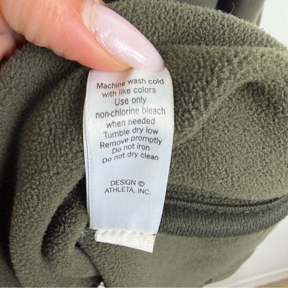 Athleta Fleece Switchback‎ Double Breasted Pea Coat - Picture 9 of 9